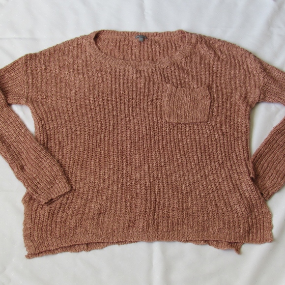 Charlotte Russe Rose Pink Slouchy Sweater - Picture 1 of 6